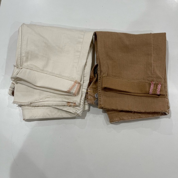 2 pair of Anthropologie ETT TUA Bermuda cut off shorts - Picture 2 of 10